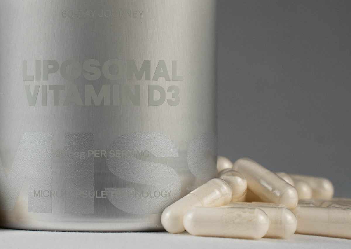 Nuestra <strong>Vitamina D3 liposomada</strong> refuerza tus defensas, apoya la salud ósea y muscular, y garantiza una óptima absorción celular al ser una vitamina liposoluble encapsulada.